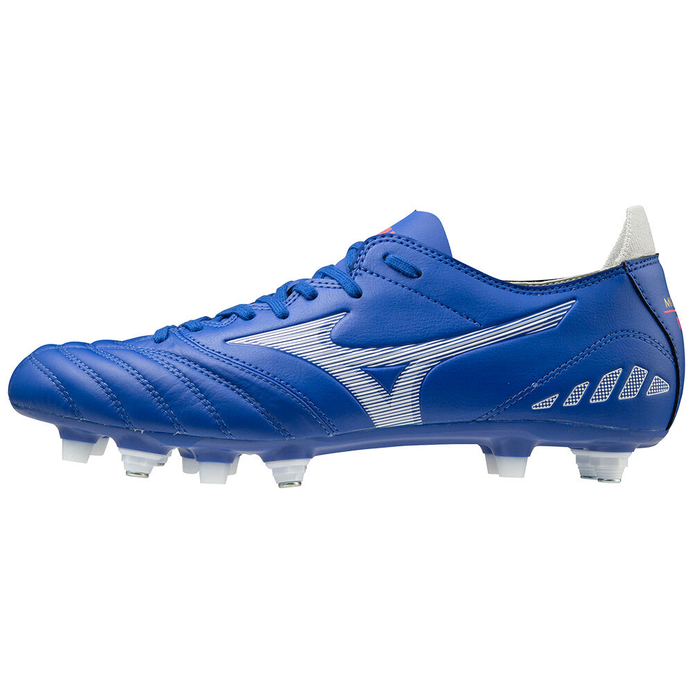 Botas de Futbol Mizuno Morelia Neo 3 Pro Mix Hombre Azules/Blancas Baratas RXJW-41692